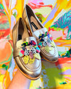 Berlin Monarch - Upcycled Rose Gold Loafers