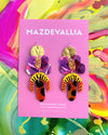 Crystalline Magma Statement Earring