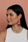 Crystalline Magma Statement Earring