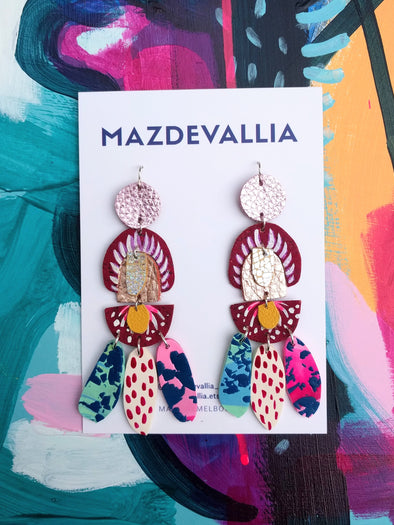 Rafflesia Statement Earrings