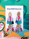 Oceanic Rave Statement Earrings